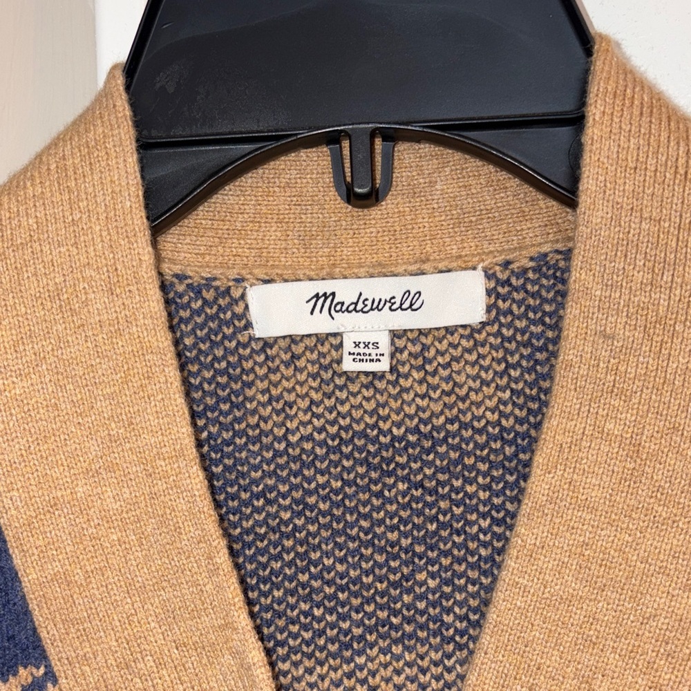 Madewell | Bayberry Cardigan Sweater in Buffalo Check - Picture 2 of 5